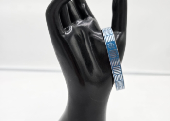 Bracciale Rigido Louis Vuitton in Damier Blue