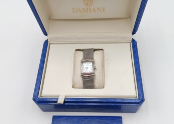 Orologio Damiani Ego in Oro Bianco e Diamanti Naturali