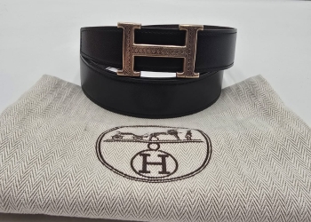 Cintura Hermès Touareg H-Belt Riversibile in Pelle