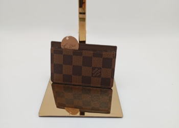 Louis Vuitton Card Holder Damier Ebene Canvas