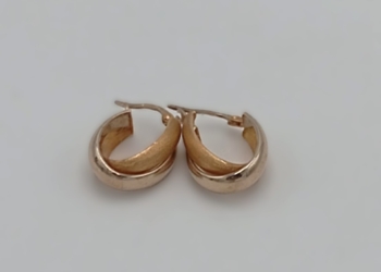 Orecchini a cerchio in oro giallo 18kt