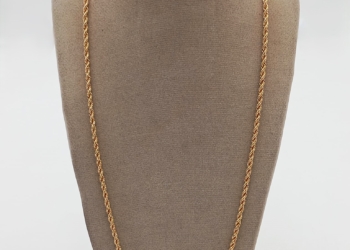 Elegante collana in oro giallo 18 kt