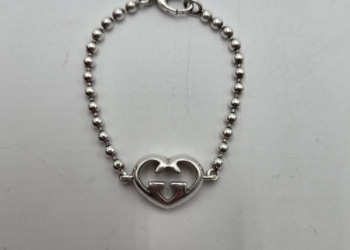 Bracciale Gucci Cuore G in Argento