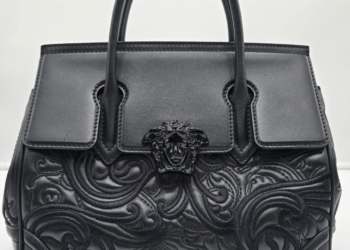 Borsa Versace Palazzo Empire in Pelle Nera