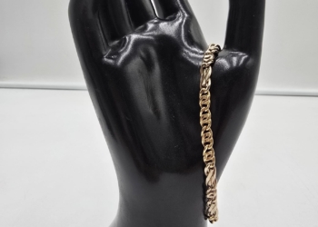 Bracciale a Maglia Occhio di Pernice in Oro Giallo