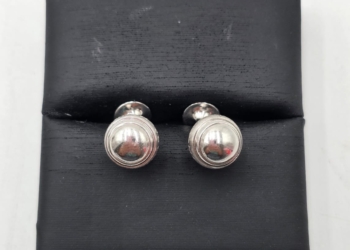 Gemelli Montblanc Ball in Argento Vintage