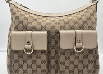 Borsa Gucci Abbey GG Canvas Twin Pocket Hobo Vintage